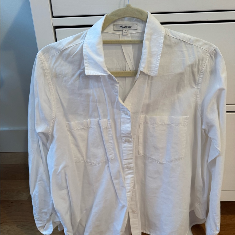 Merlette White Button-Up Shirt